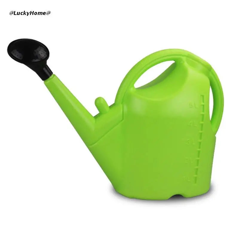 Large Capacity 5L Watering Can Long Spout Portable Manual Irrigation Small Spray Bottle Thickening Plant Watering Pot