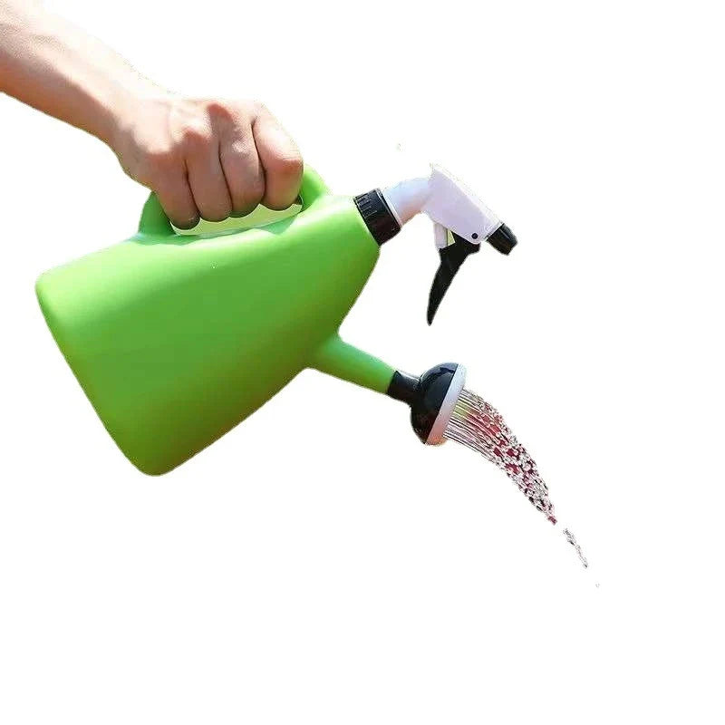 Water Kettle Watering Can Indoor Garden Plants Pressure 2 In 1 Plastic Spray Adjustable Sprayer 1L