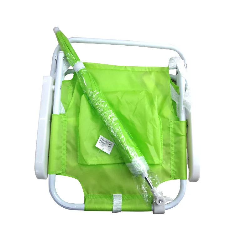 Outdoor Folding Beach Chair for Children Portable Recliner with Umbrellas Chair Beach Sun Lounger Child tumbonas Beach Recliner