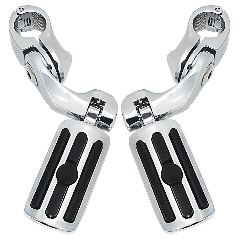 1.25" Highway Pegs Short Adjustable Footpeg for Harley Touring Road King Road Glide Electra Glide Street Glide Sportster Softail