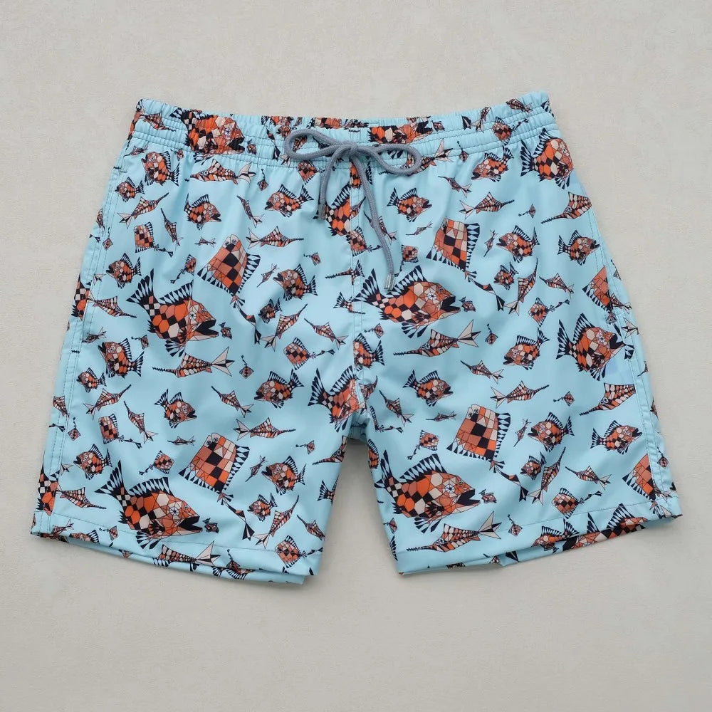Wholesale Swimming Trunks for Men Cartoon Brand Turtle Beach Shorts Quick Dry Swimsuits Man Bermuda Masculina Men Clothing