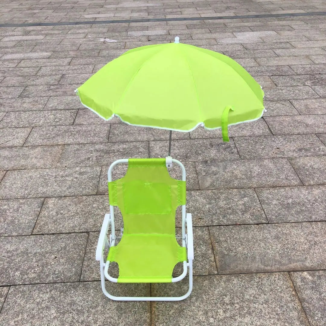 Outdoor Folding Beach Chair for Children Portable Recliner with Umbrellas Chair Beach Sun Lounger Child tumbonas Beach Recliner