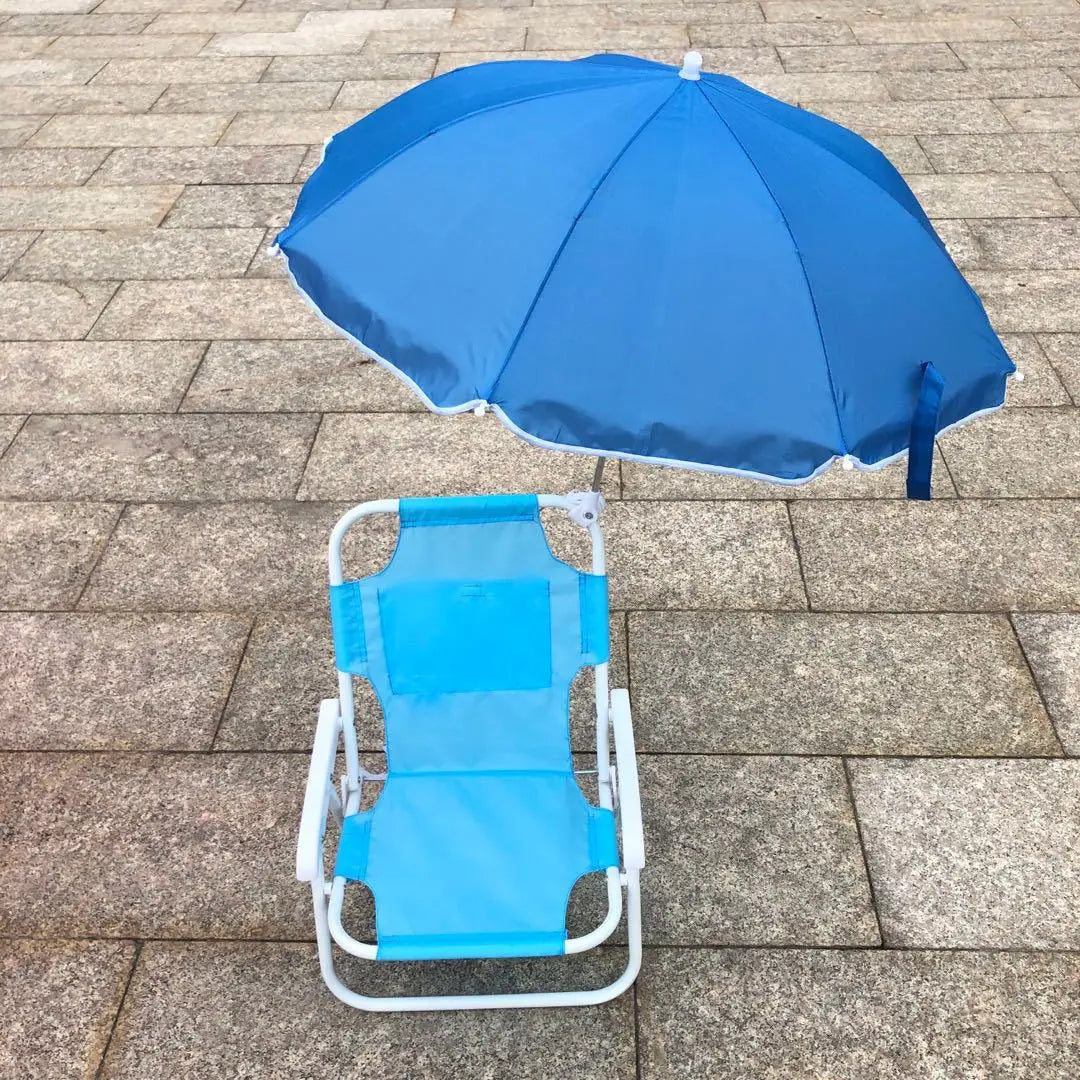 Outdoor Folding Beach Chair for Children Portable Recliner with Umbrellas Chair Beach Sun Lounger Child tumbonas Beach Recliner