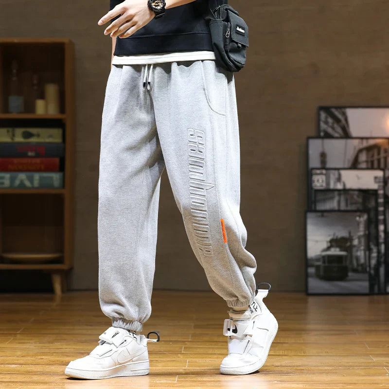 2022 New Men's Sweatpants Baggy Joggers Fashion Letter Hip Hop Streetwear Harem Pant Men Casual Cotton Loose Trousers 8XL