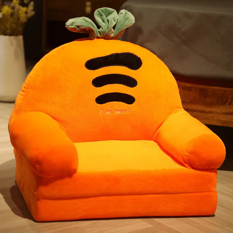 Sofas Children Sofa Cute Cartoon Lazy Folding Small Sofa Bed Girl Princess Baby Toddler Dual-purpose Child Seat Sofas Princess