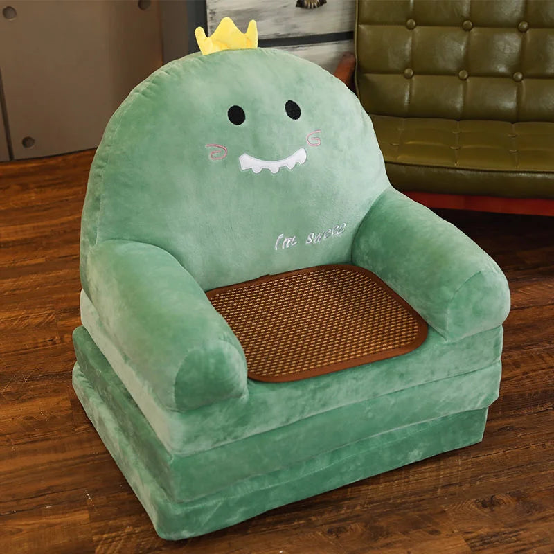 Sofas Children Sofa Cute Cartoon Lazy Folding Small Sofa Bed Girl Princess Baby Toddler Dual-purpose Child Seat Sofas Princess