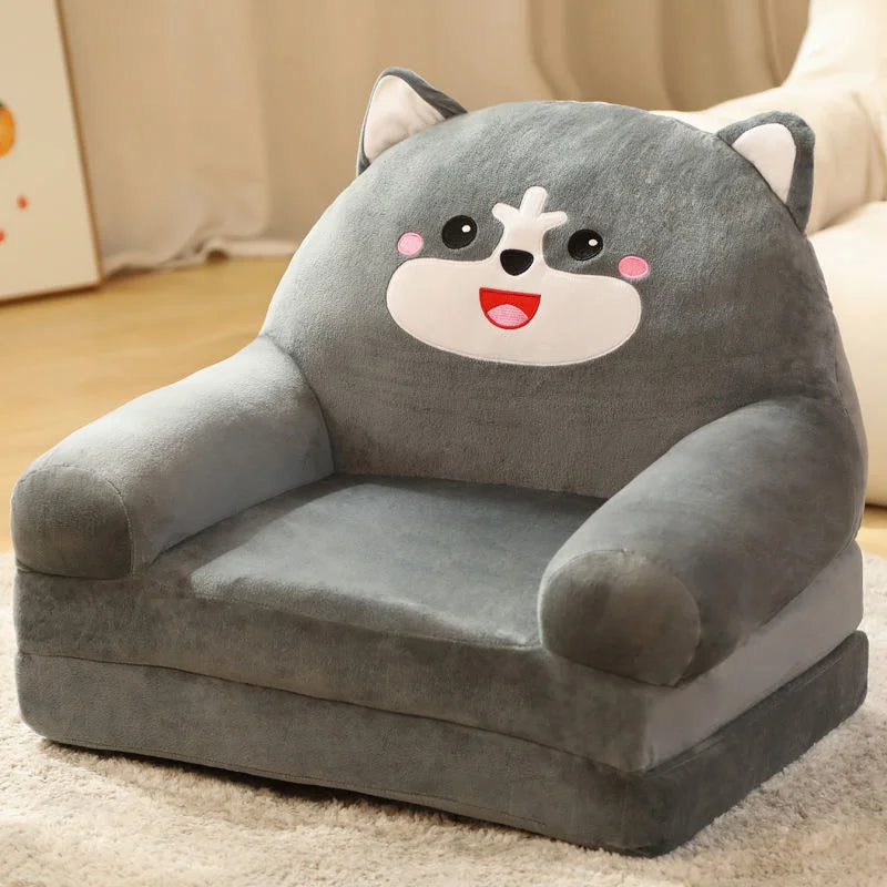 Sofas Children Sofa Cute Cartoon Lazy Folding Small Sofa Bed Girl Princess Baby Toddler Dual-purpose Child Seat Sofas Princess