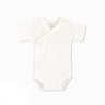 0-12M Baby White Rompers for Newborn Unisex Organic Cotton Short Sleeve One Piece Bodysuits for Kids Toddler Sleepwear Outfits