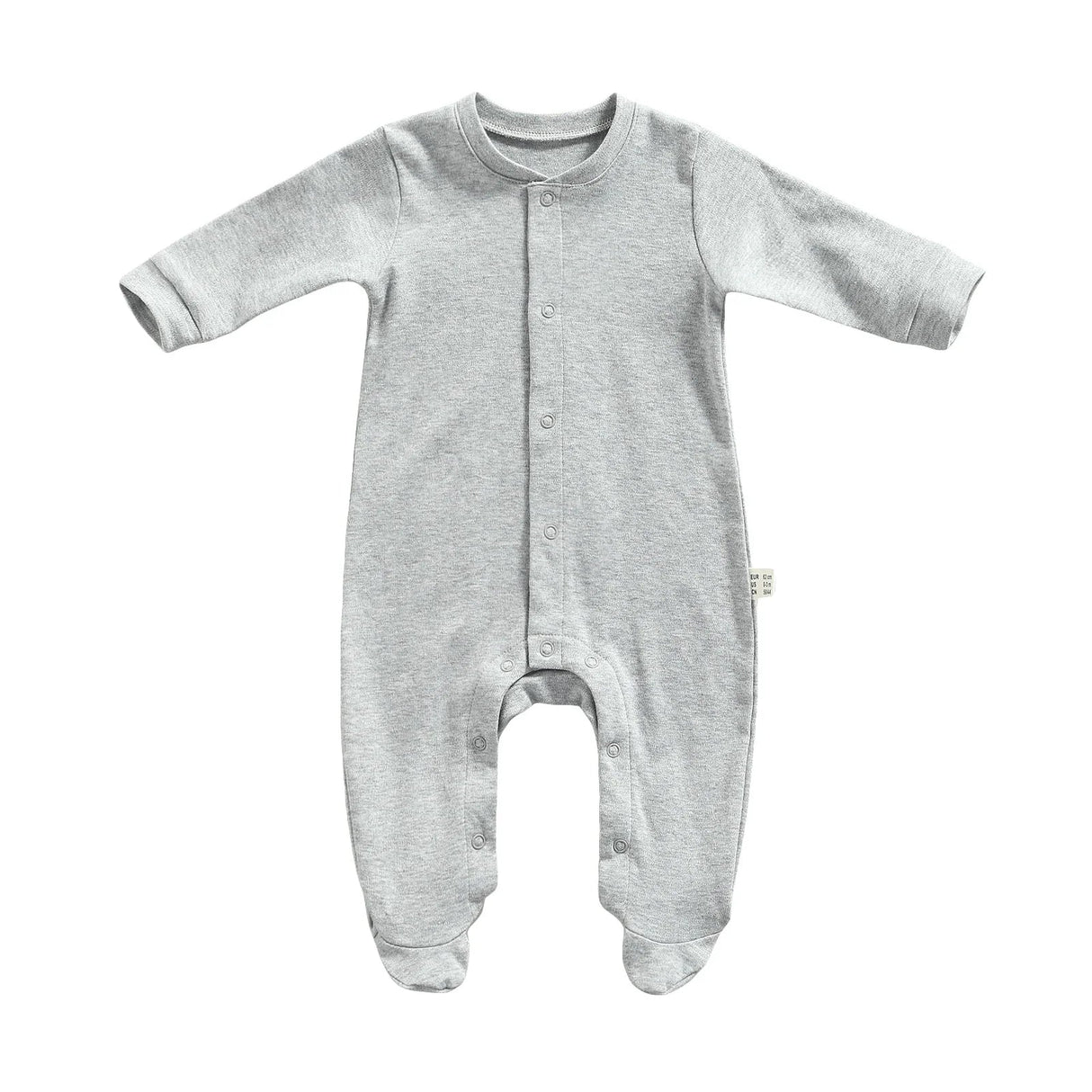 0-12M Newborn Infant Baby Girls Boys Footies Long Sleeve Solid Jumpsuits Spring Autumn Pudcoco Foot Cover Soft Foofits