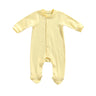 0-12M Newborn Infant Baby Girls Boys Footies Long Sleeve Solid Jumpsuits Spring Autumn Pudcoco Foot Cover Soft Foofits