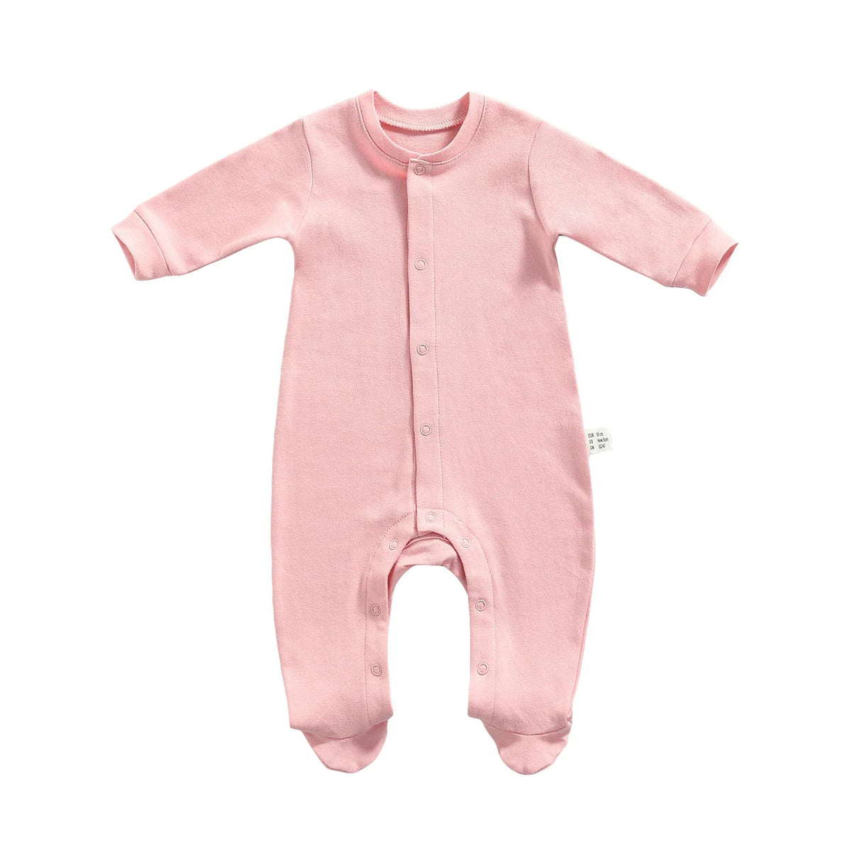 0-12M Newborn Infant Baby Girls Boys Footies Long Sleeve Solid Jumpsuits Spring Autumn Pudcoco Foot Cover Soft Foofits