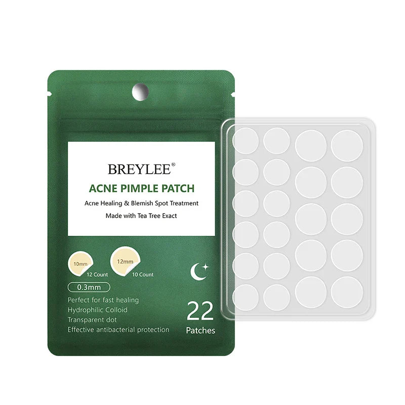 0.1mm Acne Pimple Patch Stickers Waterproof Acne Treatment Pimple Remover Tool Blemish Spot Facial Mask Skin Care 22 patches/bag