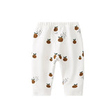 0-3T Newborn Kid Baby Boys Girls Clothes Print Cotton Pant Cute Sweet Bottoms Baby Trousers Homewear Leggings Outfit