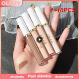 1~10PCS Modify Skin Tone Liquid Concealer Concealer Foundation Cream Cover Acne Spots Dark Circles Moisturizing 4 Colors