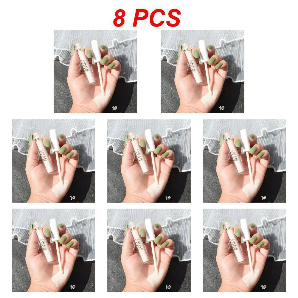 1~10PCS Modify Skin Tone Liquid Concealer Concealer Foundation Cream Cover Acne Spots Dark Circles Moisturizing 4 Colors