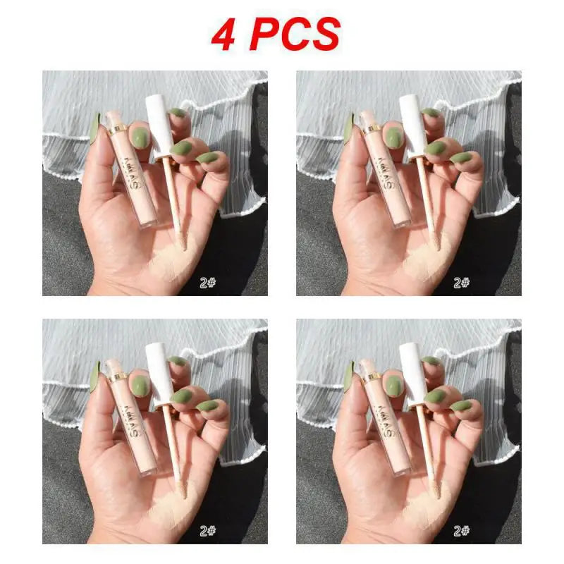 1~10PCS Modify Skin Tone Liquid Concealer Concealer Foundation Cream Cover Acne Spots Dark Circles Moisturizing 4 Colors