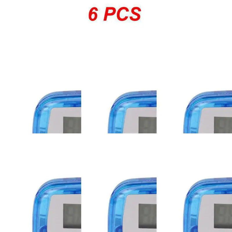 1~10PCS Pedometer Step Calorie Kilometer Counter Walking Design Digital Clip Run Pocket Mini Distance