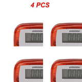 1~10PCS Pedometer Step Calorie Kilometer Counter Walking Design Digital Clip Run Pocket Mini Distance