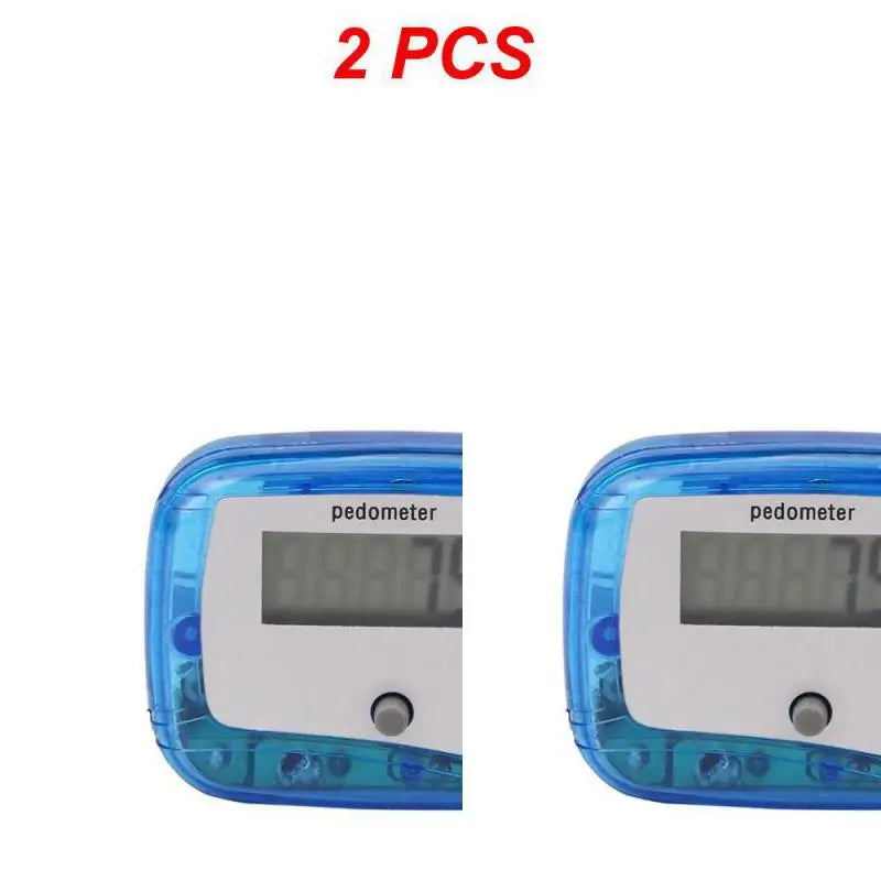 1~10PCS Pedometer Step Calorie Kilometer Counter Walking Design Digital Clip Run Pocket Mini Distance