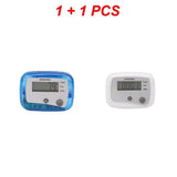 1~10PCS Pedometer Step Calorie Kilometer Counter Walking Design Digital Clip Run Pocket Mini Distance