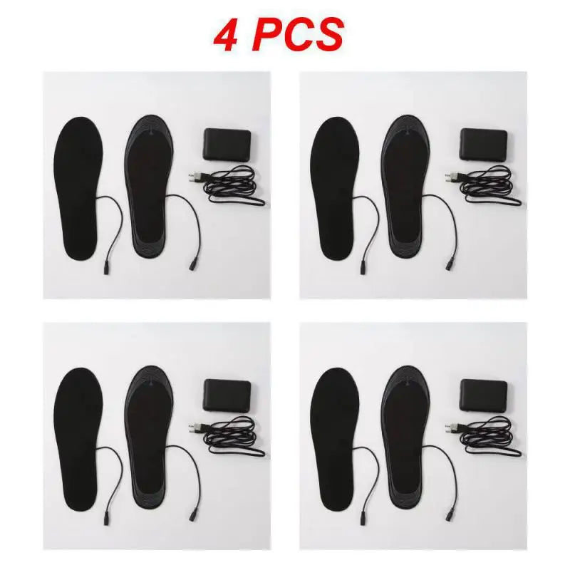 1~10PCS Shoe Insoles Foot Heater Heating Insoles Sneakers Height Increase Template Insole Hot Pack Electric Heated Insole