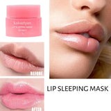 1/2/3 Korea Lip Mask Lip Sleep Mask Night Sleeping Lips Care Maintenance Moisturizing Lip Gloss Bleach Cream Lip Balm Strawberry