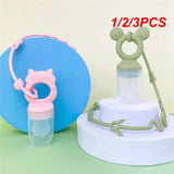 1/2/3PCS Baby Toy Gum Anti-drop Rope Colorful Anti-drop Lanyard Silicone Feeding Pacifier Nipple Accessories