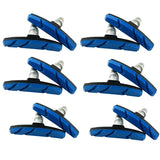 1/2/4/6/10 Pairs MTB Road Bicycle Silent Brake Pads Cycling V Brake Holder Pads Shoes Rubber Blocks Durable Cycling Accessories