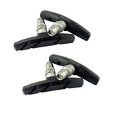 1/2/4/6/10 Pairs MTB Road Bicycle Silent Brake Pads Cycling V Brake Holder Pads Shoes Rubber Blocks Durable Cycling Accessories