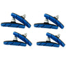 1/2/4/6/10 Pairs MTB Road Bicycle Silent Brake Pads Cycling V Brake Holder Pads Shoes Rubber Blocks Durable Cycling Accessories