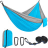 1-2 Person Color Matching Portable Outdoor Camping Hammock With Nylon High Strength Parachute Fabric Hanging Bed 270*140cm