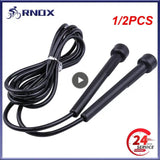 1/2PCS Cordless Jump Rope Training Gym Sports Fitness Adjustable Exercise Rapid Speed Skipping Rope For home