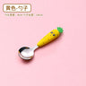 1/3PCS Baby Feeding Utensils Cartoon Fork Spoon Child Cutlery Set Kid Tableware Kitchen Gadgets Cake Vegetable Fork Teaspoon