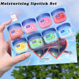 1/4/6/8PCs Lip Balm Moisturizing Lipstick Makeup Natural Plant Base Moisturizer Lip Balm Anti-Cracking Lip Care Petroleum Jelly