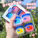 1/4/6/8PCs Lip Balm Moisturizing Lipstick Makeup Natural Plant Base Moisturizer Lip Balm Anti-Cracking Lip Care Petroleum Jelly