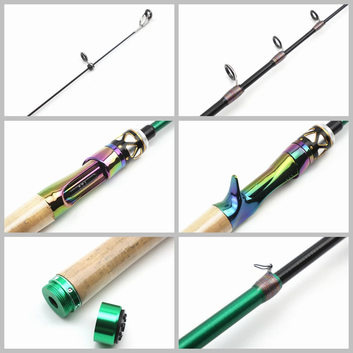 1.8M 1.98M Carbon MINI Ultra Light ul Power Telescopic Fishing Rod Casting Spinning Pocket Rod Test 1-5g Stream Small Fish Pole