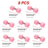 1~8PCS 1kg Gym Weight Loss Exercise Equipment Women Comprehensive Home Fitness Water Dumbbells for Fitness Aquatic Barbell