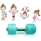 1~8PCS 1kg Gym Weight Loss Exercise Equipment Women Comprehensive Home Fitness Water Dumbbells for Fitness Aquatic Barbell