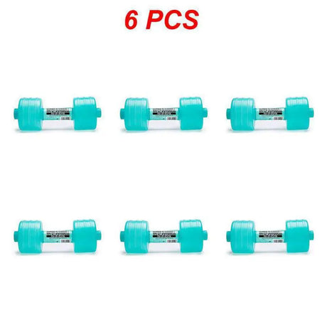 1~8PCS 1kg Gym Weight Loss Exercise Equipment Women Comprehensive Home Fitness Water Dumbbells for Fitness Aquatic Barbell