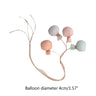 1-9 Pcs Baby Wool Felt Balloon/Cloud Decorations Newborn Photography Props Infant Photo Shooting Accessories