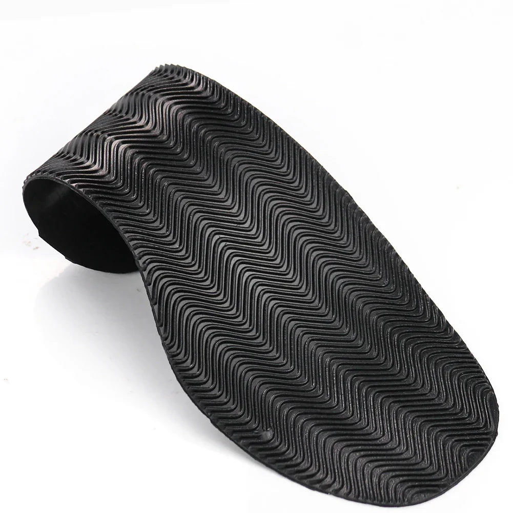 1 Pair DIY Rubber Insoles Repair Shoes Anti-slip Tire Grain Wave Pattern Repair Shoes Outsole Stick on Soles Pads Camping Hiking