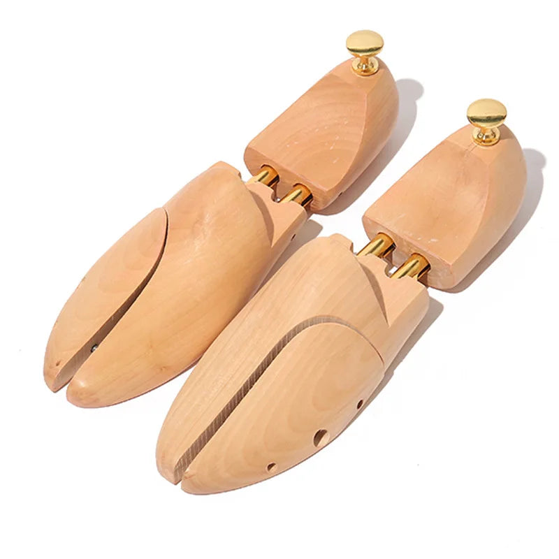 1 Pair Unisex Shoe Stretcher Shoes Tree Shaper Rack Adjustable Wooden Pumps Boots Expander Trees Size S/M/L For Women Man