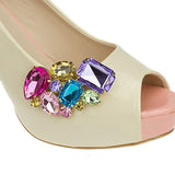 1 Pair Women Shoe Decorations Clips shoe buckle Crystal Decorations Clips Shoe Charms Accessories New Fashion