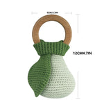 1 Pc Baby Wooden Rattle Toy Crochet Animal Dinosaur Baby Teether Gym Music Rattle Ring Toys Newborn Pram Stroller Toy Baby Stuff