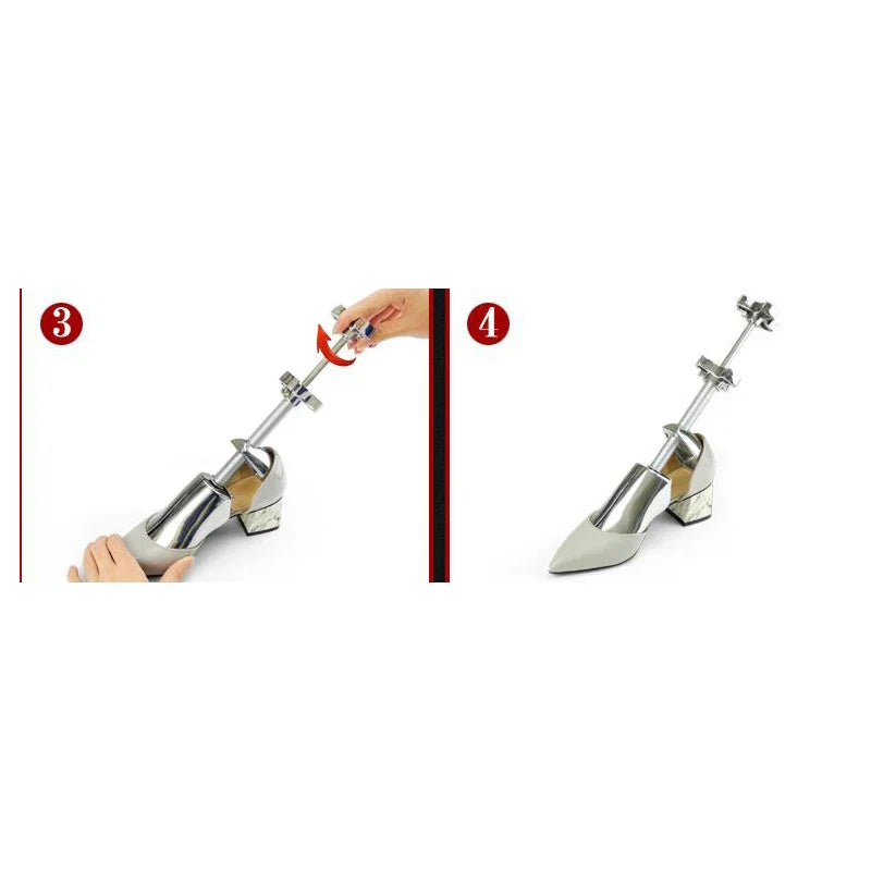 1 Piece  Aluminum Alloy Shoe Tree Metal Adjustable Shoe Expander Women Shoe Stretcher Steel Shoe Stretcher Shaper