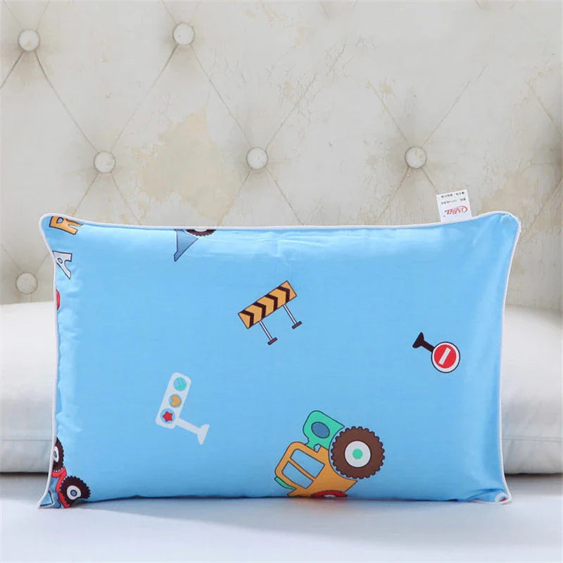 1 Piece Pillowcase Children Cartoon Pillow Cover Kindergarten Zipper Pillow Case Infant Pillow Dustproof Protective Case Baby Be