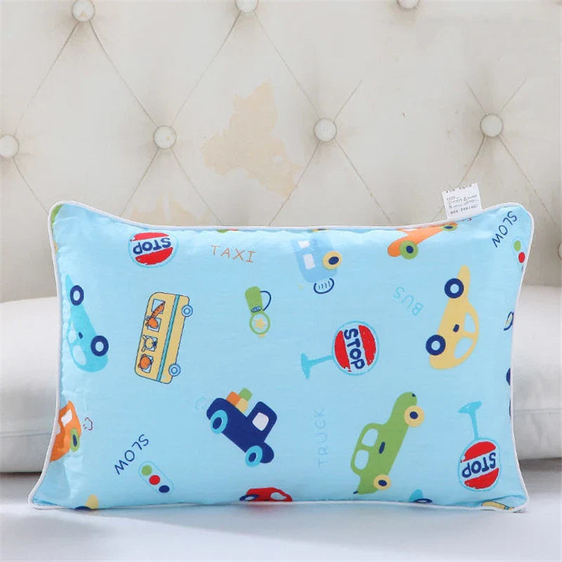 1 Piece Pillowcase Children Cartoon Pillow Cover Kindergarten Zipper Pillow Case Infant Pillow Dustproof Protective Case Baby Be