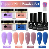 10/14PCS Dipping Nail Powder Set Nude Nails Glitter Dipping System Dip Nail Set Dust Nail Art Natural Dry No Lamp Freeshipping