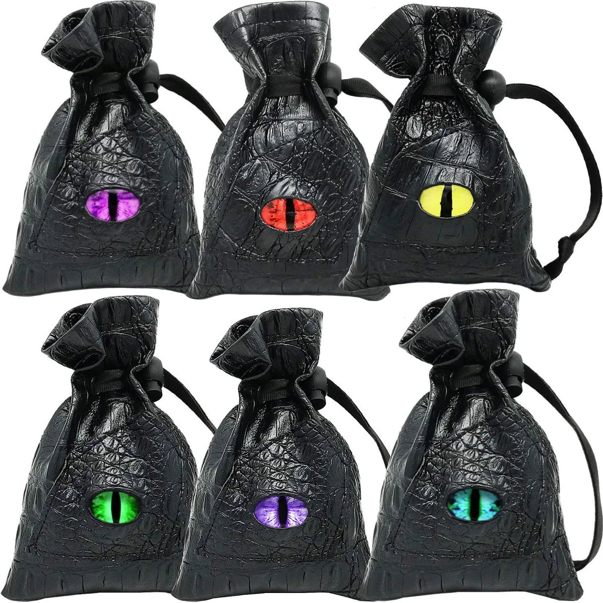 10*15cm Drawstring Dice Bag PU Leather DND Dice Pouch Tarots Oracle Cards Storage Bag Gift Coins Jewelry Accessories Dice Bag