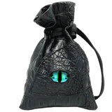 10*15cm Drawstring Dice Bag PU Leather DND Dice Pouch Tarots Oracle Cards Storage Bag Gift Coins Jewelry Accessories Dice Bag